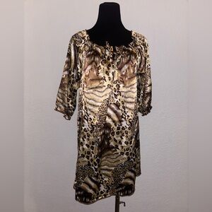 She's Cool Leopard Print Dress